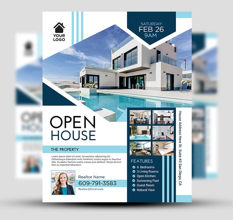 Open House Modern Flyer 2