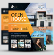 Open House Modern Flyer 4