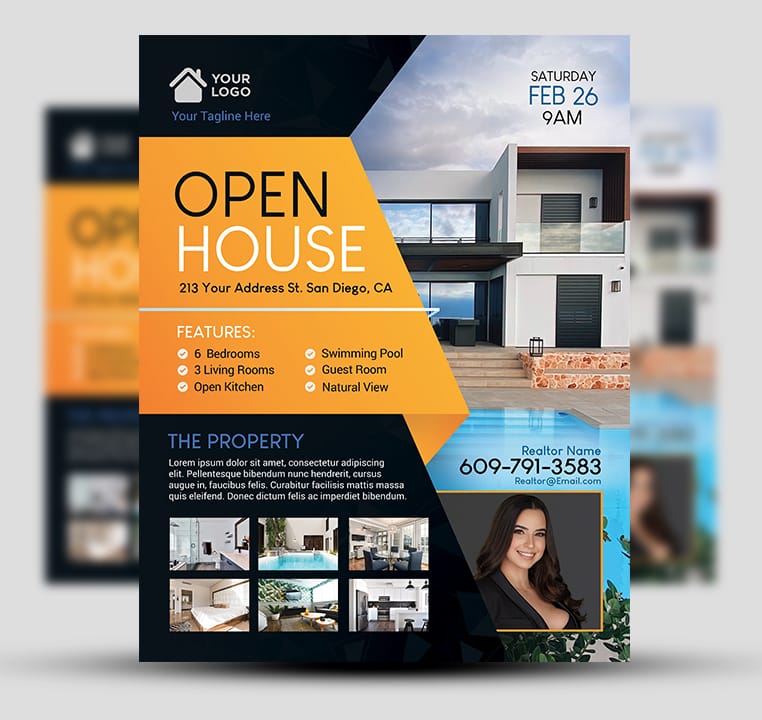 Open House Modern Flyer 4