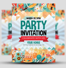 Party Invitation Flyer 1