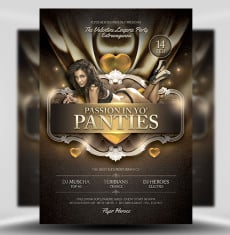 Passion in Yo Panties Valentines Flyer