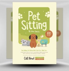 Pet Sitting Flyer v2
