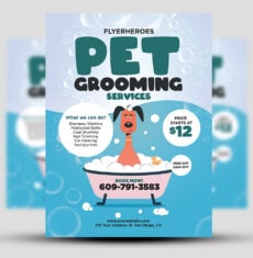 Pet Grooming Flyer 1