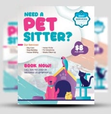 Pet Sitting Flyer 2