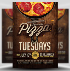 Pizza Tuesdays Flyer