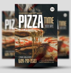 Pizza Restaurant Flyer 2