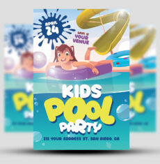 Pool Party Flyer 3
