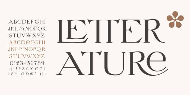 premium font sample