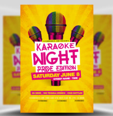 Karaoke Night – Pride Edition Flyer