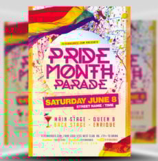 Pride Parade Flyer