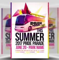 Pride Parade Flyer