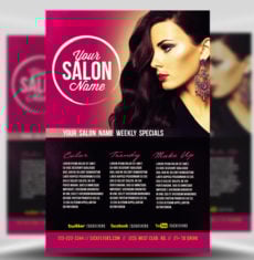 Professional Salon Flyer