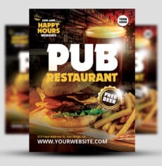 Pub Restaurant Flyer 1
