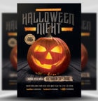 Pumpkin Halloween Night Flyer