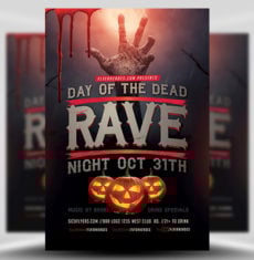 Rave Night Flyer