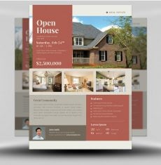 Open House Real Estate Flyer