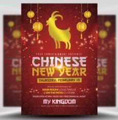 Red & Gold Chinese Flyer