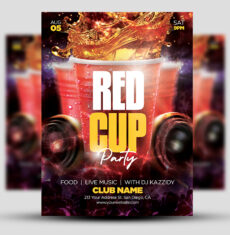 Red Cup Bar Flyer 1