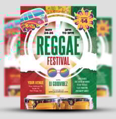 Reggae Festival Flyer 2
