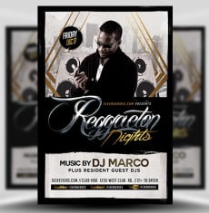 Reggaeton Flyer Template 2