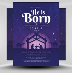 Religious Christmas Flyer v1