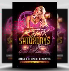 Remix Saturdays Flyer