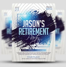 Retirement Party Flyer 2