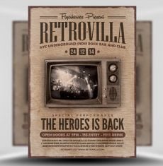 Retrovilla Flyer
