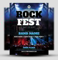 Rock Band Flyer 1