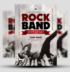 Rock Band Flyer 2