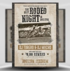 Rodeo Night Flyer