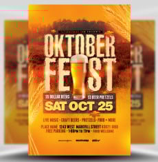 Rustic Oktoberfest Flyer