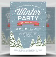 Rustic Winter Flyer