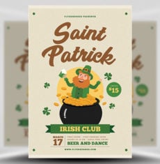 St. Patrick’s Irish Club Flyer