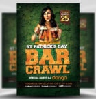 St. Patrick's Day Bar Crawl Flyer