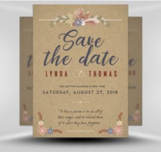 6 Design Inspiration Tips For When You're Feeling Uninspired | Save the Date Flyer | FlyerHeroes.com