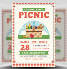 School’s Out Picnic Flyer