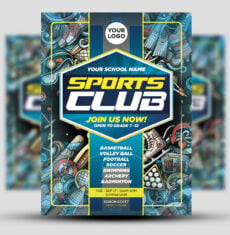 School Sports Club Flyer 1