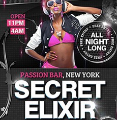Secret Elixr Flyer Template