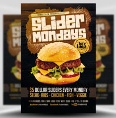 Slider Mondays Flyer