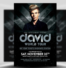 DJ World Tour Flyer