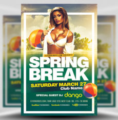 Spring Break 2017 Flyer
