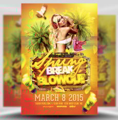 Spring Break Blowout Flyer