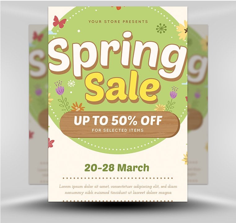 Spring Sale Flyer v5