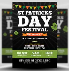 St. Patrick’s Day Festival Flyer
