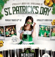St. Patrick's Day Flyer Template 2