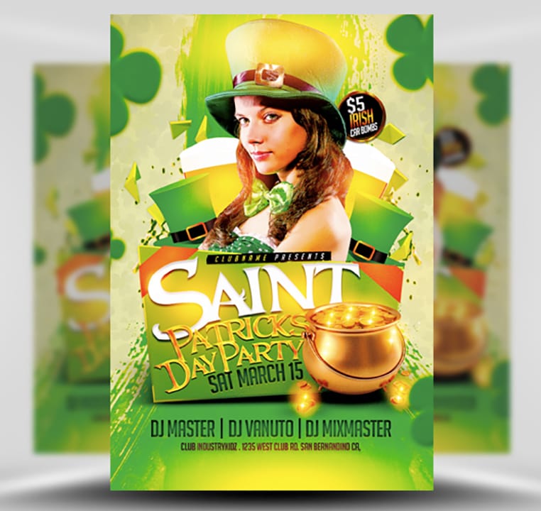 St. Paddy’s Day Party Flyer
