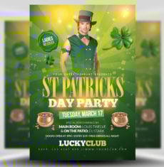 St. Patrick’s Party Flyer 2
