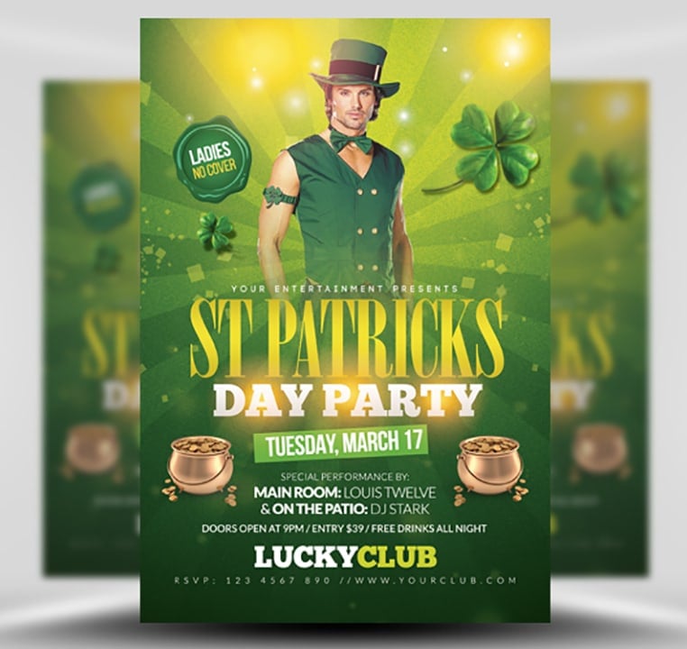 St. Patrick’s Party Flyer 2