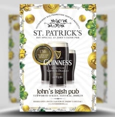 St. Patrick’s Day Guinness Flyer